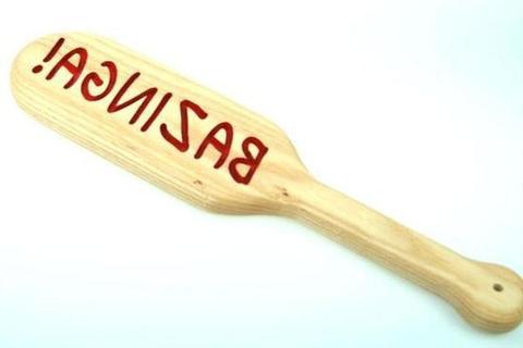 Engraved Spanking Paddles