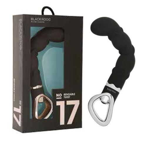 Black Bendable Twist Vibrator