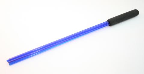 Blue Acrylic Beater Cane 18 inches of Stingy Impact!