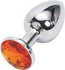 Small Steel Tulip Jewel Butt Plug