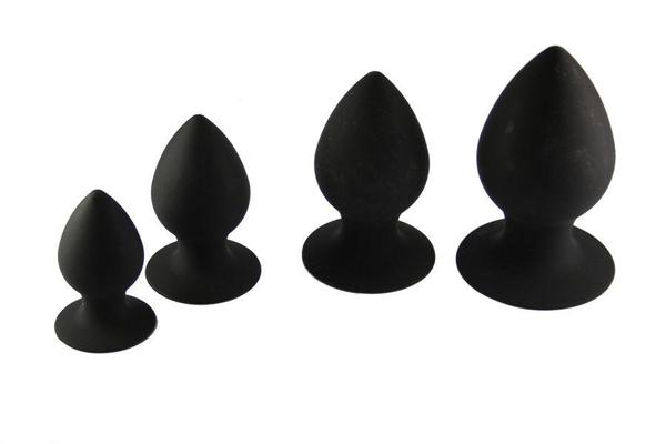 Silicone Anal Dilator Butt Plugs Available in 4 Sizes
