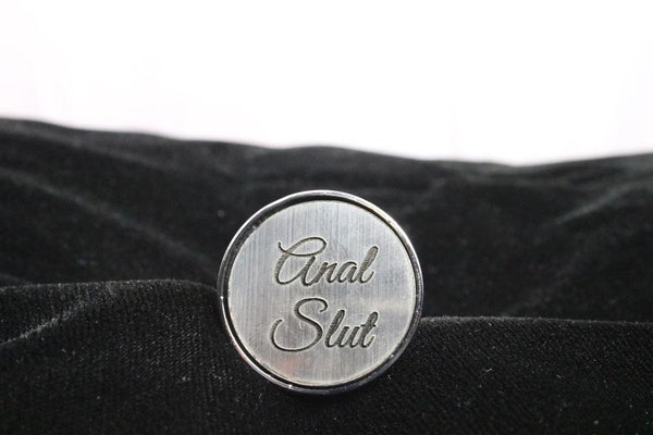 Anal Slut Custom Steel Butt Plug Script Beginner