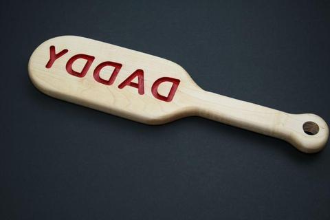 Big Daddy Engraved BDSM Spanking Paddle