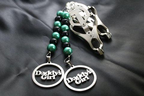 Custom Decorative Nipple Clamps for BDSM Play