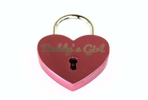 Daddy's Girl Heart Lock for Bondage