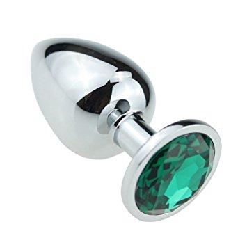 Large Steel Tulip Jewel Butt Plug