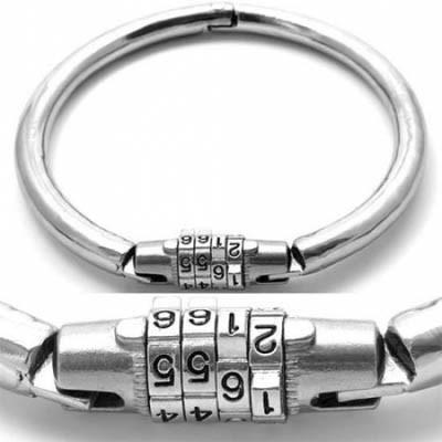 Round Steel Combination Lock Slave Collar