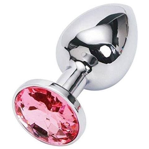 Small Steel Tulip Jewel Butt Plug