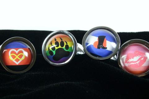 Custom Pride Flag Butt Plug Small Choose Your Image