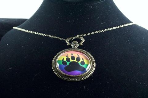 Custom Pride Watch Pendant Brass Finish