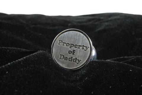 Property of Daddy Custom Steel Butt Plug