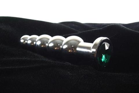 Stacked Balls Jewel Butt Plug