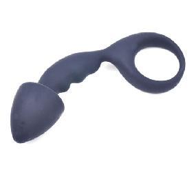 Black Silicone Prostate Butt Plug