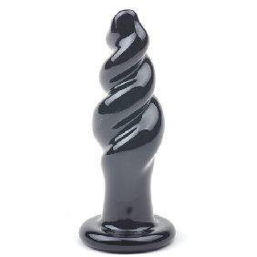 Beginner Twist Glass Butt Plug (B15)