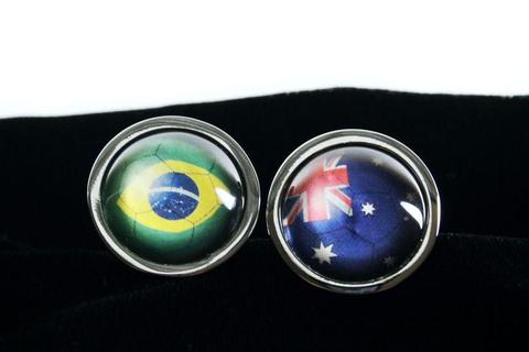 Custom World Cup Flag Butt Plug Medium Choose Your Image