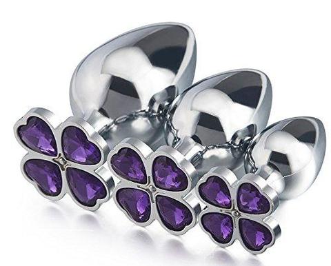 Clover Jewel Butt Plug 3 Sizes Available