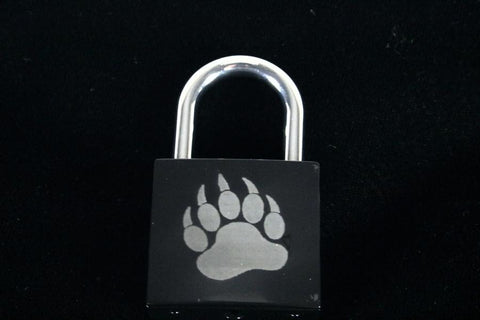 Bear Claw Print Lock for Chastity Play and Bondage