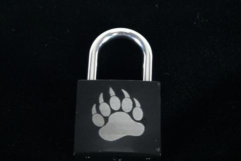 Bear Claw Print Lock for Chastity Play and Bondage