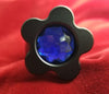 Black Metal Flower Jewel Butt Plug Available in 4 Sizes