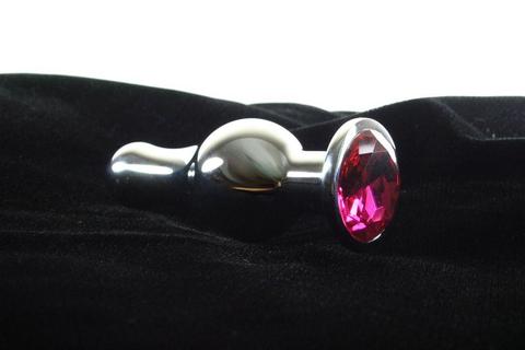 Bulbous Steel Jewel Butt Plug