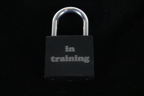 In Training Lock for Chastity Play and Bondage