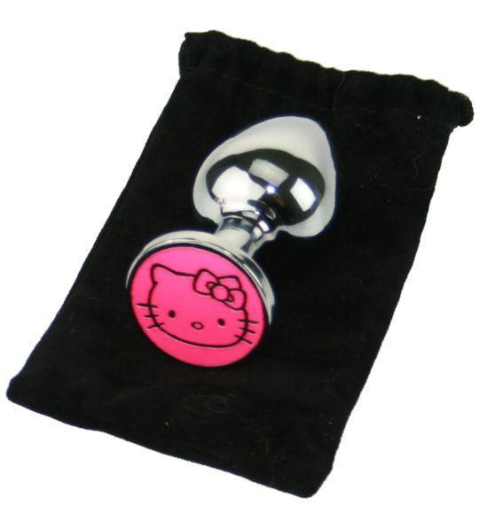 Hello Kitty Custom Solid Steel Butt Plug
